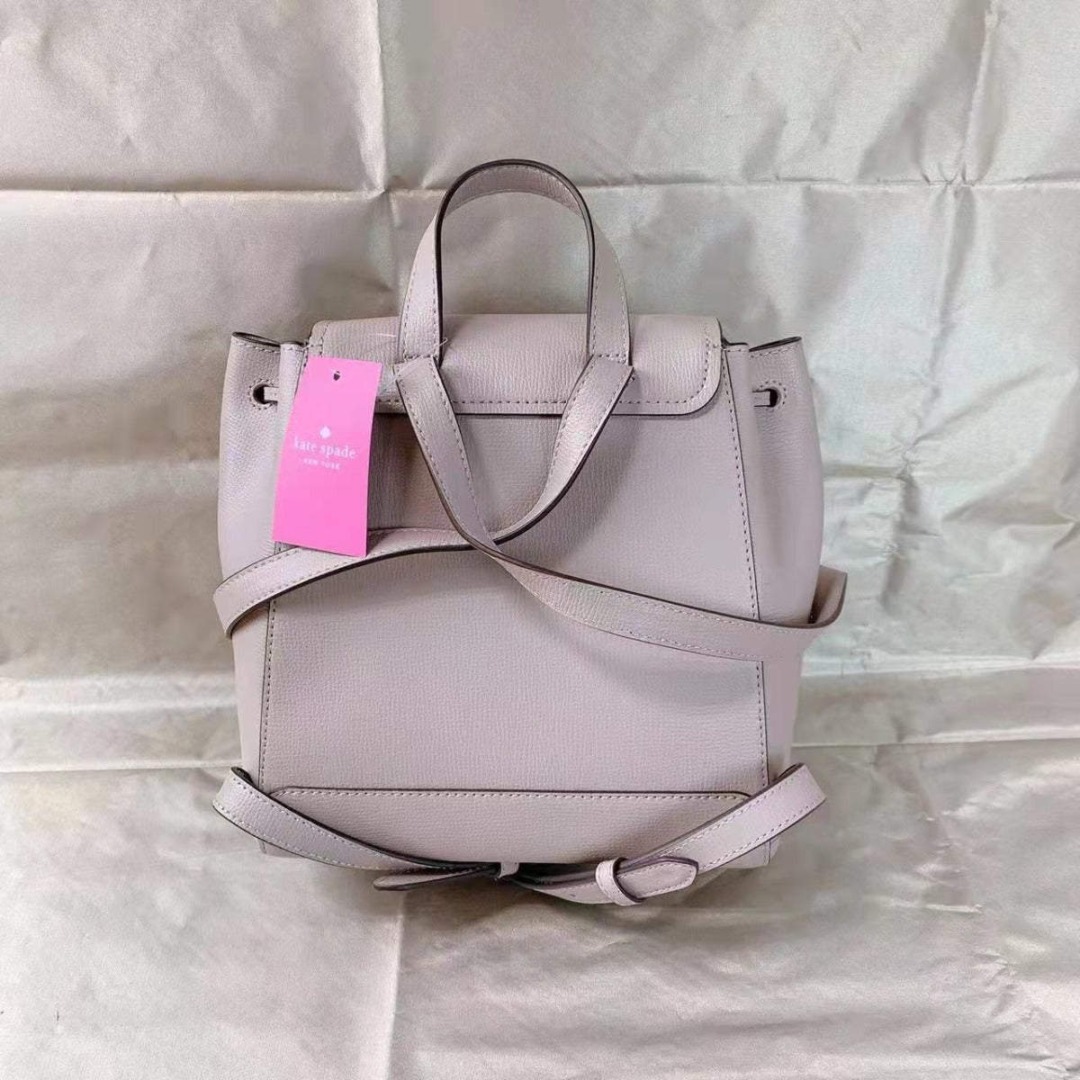 Kate Spade WKR00548 darcy flap backpack in warm taupe Kate Spade WKR00548 darcy flap backpack in warm taupe